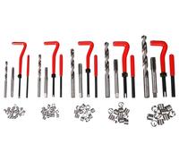 SIXTOL MECHANIC THREAD SET 131 | 131-Piece Thread Repair Kit M5 M6 M8 M10 M12 Internal Thread Tap Insert Sleeves Car Engine Thread Sleeve Tool Kit