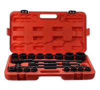SIXTOL Mechanic Wrench Set 2 | Heavy-Duty Socket Set with Ratchet 21 Pieces