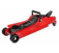 SIXTOL SX Jack 2,5T Mobile Hydraulic Jack Low Profile 2,5 t | Floor Jack | For Changing Car Wheels | On Wheels | Tire Change | Car Repair | Garage Tools