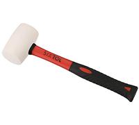 SIXTOL TPR Hammer 450 Rubber Mallet | White Head | Non-Marking | 450g | Ergonomic Handle | Durable Design