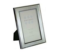 Polished Silver and Pewter inlay Photo Frames 4 sizes Abbey by Sixtrees