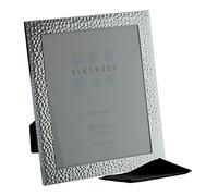 Sixtrees 6-345-80 Williams Embossed Silver Plated 10 x 8 inch Photo Frame. Complete with microfibre polishing cloth