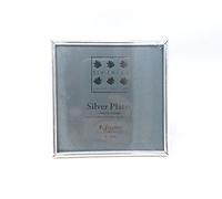 Sixtrees Silver Plated Cambridge 4 x 4 Photo Frame