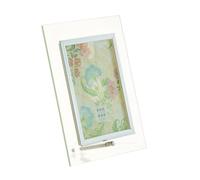 Sixtrees St 123v 3.5 x 5-inch Flat Bevelled Vertical Silver Glass Photo Frame