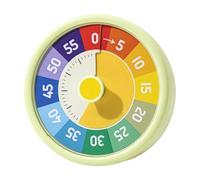 Sixty Minute Desk Visual Timer No Ticking Task Reminder for Student Kids Adults green