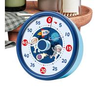 Sixty Minute Visual Timer: Compact Size, Silent Tracking Clock, Bold Display Tool | Study Desk Office Home Classroom Teachers Study