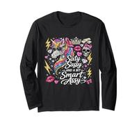 Sixty Sassy and Bit Smart Assy Bday Unicorn Long Sleeve T-Shirt
