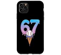 Sixty Seven 67 Baseball Ice Cream Cone Theme Case for iPhone 11 Pro Max