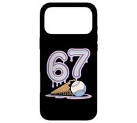 Sixty Seven Baseball Ice Cream Cone 67 Summer Fun Case for iPhone 17 Pro Max