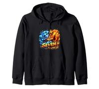Sixty Seven Fire vs Ice Concept Zip Hoodie