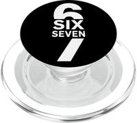 Sixty Seven Minimalist Typography Modern 67 Birthday Number PopSockets PopGrip for MagSafe