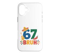 Sixty-Seventh Bruh Fiesta Sombrero Guitar Chili Case for iPhone 16 Plus