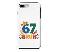 Sixty-Seventh Bruh Fiesta Sombrero Guitar Chili Case for iPhone 7 Plus/8 Plus