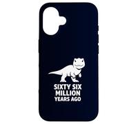 Sixty Six Million Years Ago Dinosaur Extinction Joke Case for iPhone 16