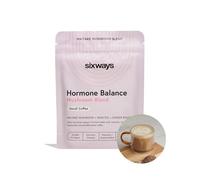 Sixways Hormone Balance Mushroom Coffee, Decaf Coffee Flavour, 30 Servings with 2000mg Myo-Inositol, Maitake Mushroom, Maca Root, PCOS Support, Vegan, PMS Relief (150g)