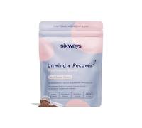 Sixways Unwind & Recover Sleep Drink, Cacao Flavour, 30 Servings with Ashwagandha, Magnesium Bisglycinate, Reishi Mushroom & L-Tryptophan, Vegan, Gluten Free (150g)