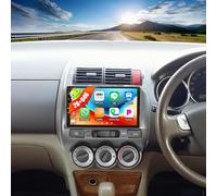 SIXWIN Android Car Stereo for Honda Fit JAZZ 2002-2007 Right Drive with Wireless CarPlay Android Auto Mirror Link 2G+64G 9 Inch Touchscreen Bluetooth GPS Navigation WiFi FM Backup Camera MIC