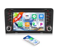 SIXWIN Upgrade 2G+64G Android Car Radio for Audi A3 8P (2003-2012) A3 8P1 3-door Hatchback (2003-2012) S3 8P (2006-2012) RS3 Sportback (2011-2012) 7 inch Touch Screen with FM Radio Backup Camera