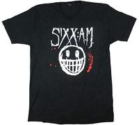 Sixx A.M. Am Face 2015 Tour Mens T-Shirt Black