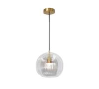 SIYANE Amber Blown Glass Pendant Light Kitchen Island Porch Light Spherical Ball Double Clear Glass Farmhouse Ceiling Hanging Lamp Vintage Industrial Chandelier for Dining Room Cafe Bar Restaurant