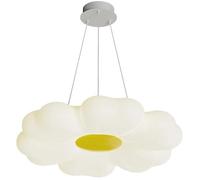SIYANE Cute Flower Chandelier for Girls Bedroom Dimmable LED Pendant Lights Acrylic Milk White Ceiling Hanging Lamp Nordic Modern Lighting Fixture for Children Kids Room Study Nursery