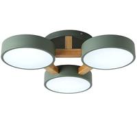 SIYANE Dimmable LED Ceiling Light Sputnik Flat LED Semi Flush Mount Ceiling Light Farmhouse Bedroom Close to Ceiling Lamp White Lighting for Kitchen Living Room Entryway Hallway Foyer Dining Room