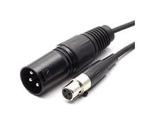 SiYear 3 Pin XLR Male Plug to 3 Socket Female Mini XLR Pro Lapel Microphone Cable -TA3-XLR Cable（1.5M/5FT
