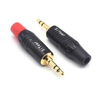 SiYear 3-Pole 3.5mm Stereo Headphone Jack Male Plug Repair Replacement Solder Adapter, 3.5mm (1/8inch) Solder Type DIY Audio Cable Connector(2PACK)
