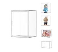 Siyecioa Acrylic Display Case for Collectibles, Transparent Acrylic Display Box with Door, Organizer & Protectors for Pop Figures, Funko Pop、Blind Box、Lego、Minifigure Figurines、Trophy(36×27×27cm)
