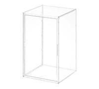 Siyecioa Clear Acrylic Display Case Assemble Countertop Box Cube Organizer Stand Dustproof Protection Showcase for Action Figures Toys Collectibles (60×36×36cm)