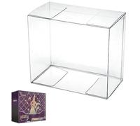 Siyecioa Pack of 5 Clear Protective Cases (16.8 x 19.3 x 9.1 cm), Semi-Rigid Plastic Showcase, Dustproof Display Box Compatible with Pokémon ETB (Elite Trainer Box) US Version