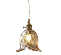 SIYGANK Amber Glass Pendant Lights Kitchen Island Nordic Modern Pendant Lighting Industrial Farmhouse Chandelier Clear Blown Glass Green Hanging Lamp For Bedroom Dining Room Bathroom Living Room