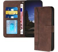 SIYOPINPFY Case for Huawei P Smart Z / Y9 Prime 2019 Leather Case, Flip Notebook Wallet Phone Case with Card Slots, Shockproof Full Protection Case Cover For Huawei Y9 Prime 2019 HX3 Brown