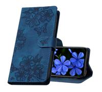 SIYOPINPFY Case for Huawei P30, P30 Case Genuine Leather Wallet Case with Card Slots Kickstand Magnetic Shockproof Folio Cover Compatible with Huawei P30 XY Blue