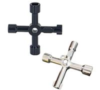 SIYUPU 2 Pcs Gas Cabinet Keys, Electrical Cabinet Key, Access Panel Key, Meter Cupboard Keys for Electric Elevator Gas Meter Opening