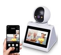 SIYZHOP Two Way Video Camera with 4.3inch Big Screen,2K Indoor Pet Dog Camera with App,Nanny Cam,Baby Monitor,Monitor for Baby/Elder/Nanny/Dog/pet