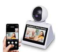 SIYZHOP Two Way Video/voice Camera(Intelligent Voice Version) with 4.3" Big Screen,2K Indoor Pet Dog Camera with App,Nanny Cam,Baby Monitor,Monitor for Baby/Elder/Nanny/Dog/pet