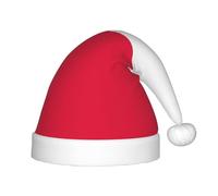 sizaCVC Festive Polish flag Print Santa Hat for Kids â€“ Soft Plush Christmas Hat, Perfect for Holiday Parties, Xmas, New Year