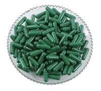 Size 0 Empty Gelatin Capsule Green, 102 Units per Pack, Size 0, Pack of 102 Empty Green Capsules