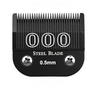 Size 000 Detachable Replacement Blade, Compatible with Andis, Wahl, Oster Classic 76 Clippers, 1/50-Inch (0.5mm) Cutting Length, Stainless Steel for Durability