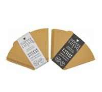 Size 1/No.1/101 Coffee Filter Papers by COFFEE LUSSO, Cone Shaped, Unbleached, Eco Friendly (100)
