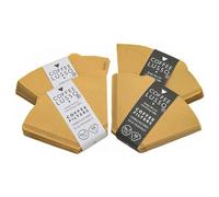 Size 1/No.1/101 Coffee Filter Papers by COFFEE LUSSO, Cone Shaped, Unbleached, Eco Friendly (200)