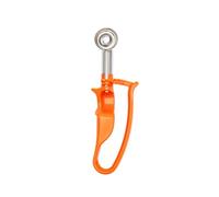 Size 100 ORANGE (0.32 oz.) VODOMAX Commercial Food Disher, Cookie Scoop, Stainless 18-10, Non-Spring Design, Portion Control, Ice Cream Scoop, Melon Baller, Meat Ball Scoop, Non Zeroll