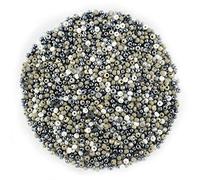 Size 11 Preciosa Mixed Grey Seed Beads Qty 100 Grams