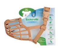 Safe BASKERVILLE ANTI SCAVENGE MUZZLE, Size 2, Dog can Pant and Drink, Prevents Biting and Food Waste Scavenging, Ideal for Longer Nosed Dogs, Breathable Dog Training Muzzle for Small Dogs