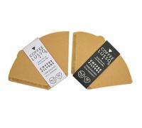 Size 2/No.2/12 Coffee Filter Papers by COFFEE LUSSO, Cone Shaped, Unbleached, Eco Friendly (100)
