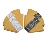 Size 2/No.2/1x2 Coffee Filter Papers by COFFEE LUSSO, Cone Shaped, Unbleached, Eco Friendly (200)