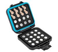 Size 312 13 10 Battery Case Holder Storage,Hearing Aid Batteries Case for 32x A312 Size312 P312 312A P13,Safety Aid Zinc Air Prime Battery Holder,No Batteries,Water-Resistant Anti-Shock(Only Case)