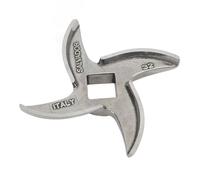 Size 32 Stainless Steel Meat Grinder Cutter Blade Replacement for Parts for Precise Cutting Results Applicable to Various Meat Grinder Brands
