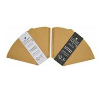 Size 4/No.4/1x4 Coffee Filter Papers by COFFEE LUSSO, Cone Shaped, Unbleached, Eco Friendly (100)
